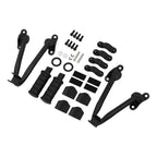 Rear Passenger Footpegs Mounts Kit for Kawasaki Vulcan S VN650 (2015–2024) Black