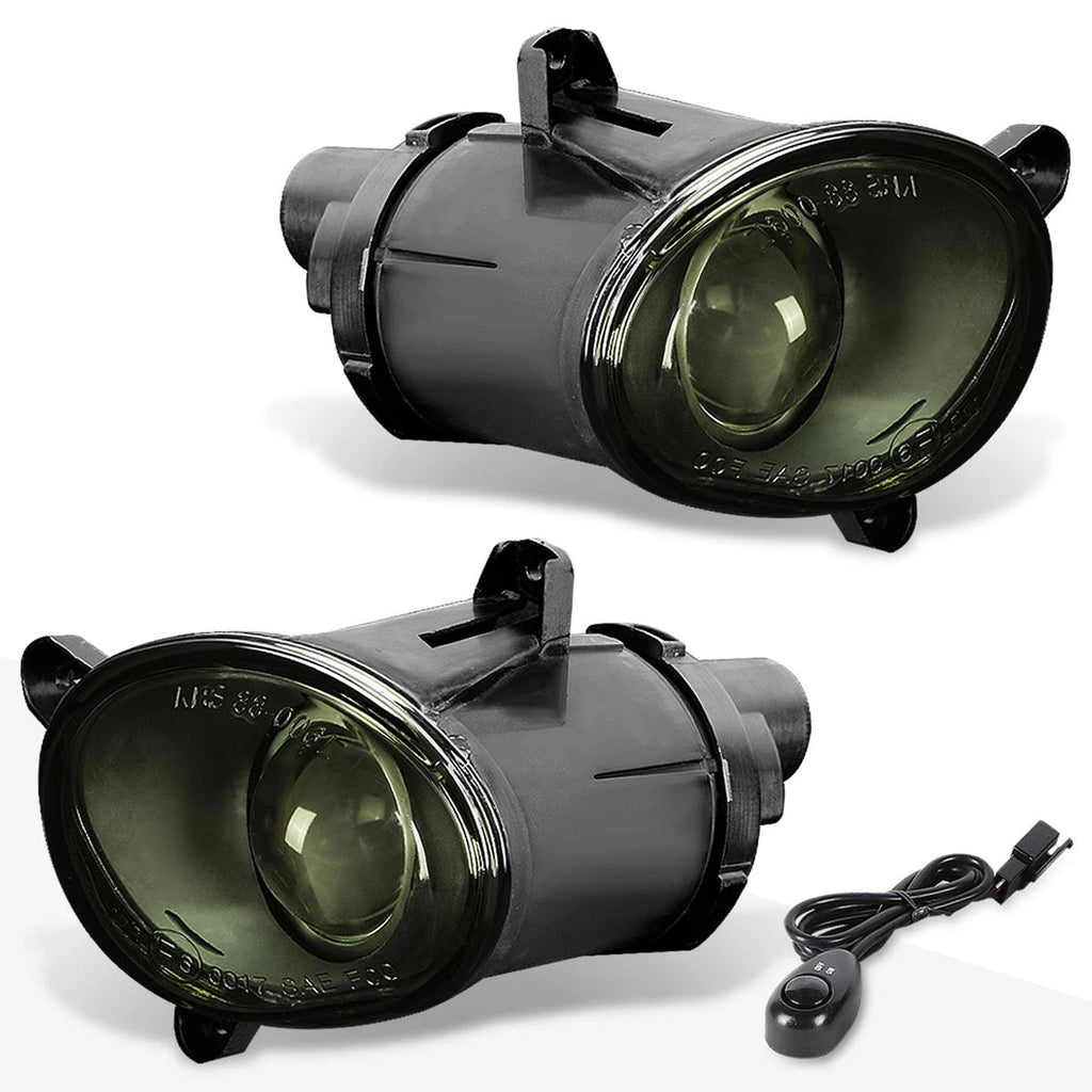 Smoked Lens Front Bumper Fog Lights + Switch for VW Passat (2001–2005)