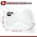Coolant Expansion Overflow Tank with Cap No. 55111260AF for Dodge Challenger (2015–2023)