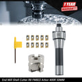 10Pc Carbide Insert Face End Mill Shell Cutter for R8 FMB22