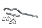 2.5" Single Exit Exhaust Kit for Jeep Wrangler JK (2007–2018) No Muffler