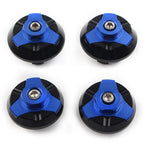 Frame Hole Cap Cover Plug Set of 2 for Kawasaki Ninja 250 250R ZX250 ZX300R Blue