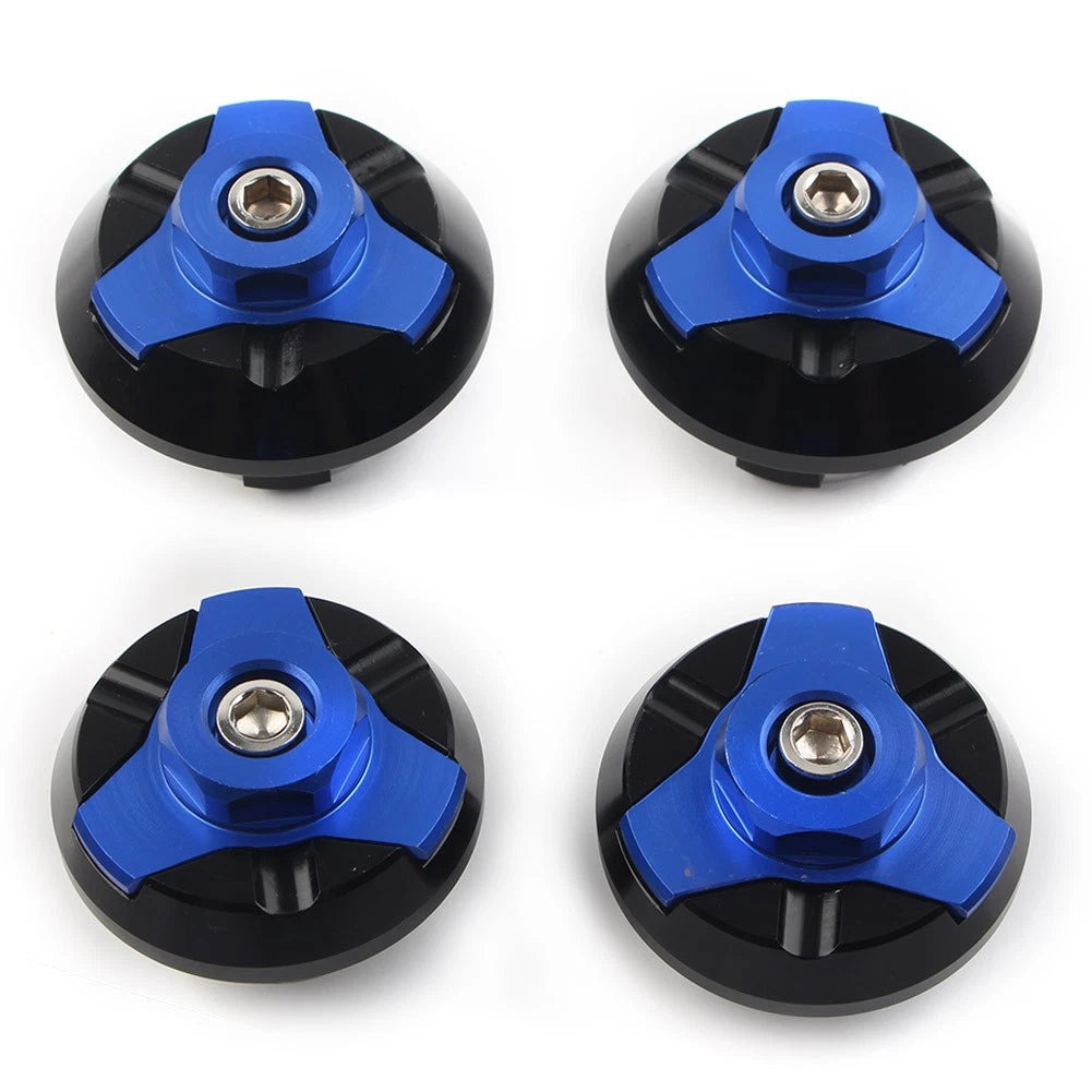 Frame Hole Cap Cover Plug Set of 2 for Kawasaki Ninja 250 250R ZX250 ZX300R Blue