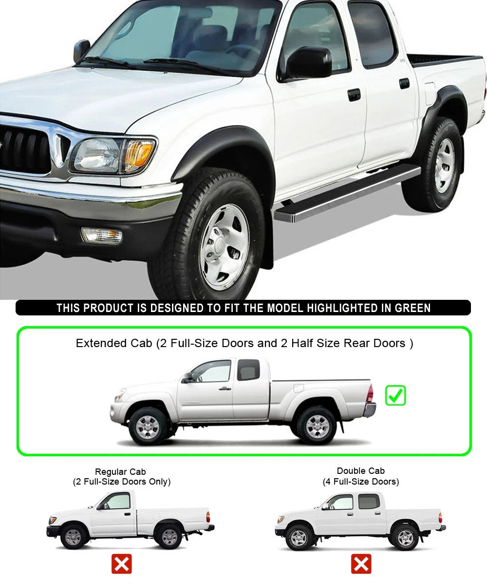 5-Inch Running Boards for Toyota Tacoma Xtra Cab (1995-2004)