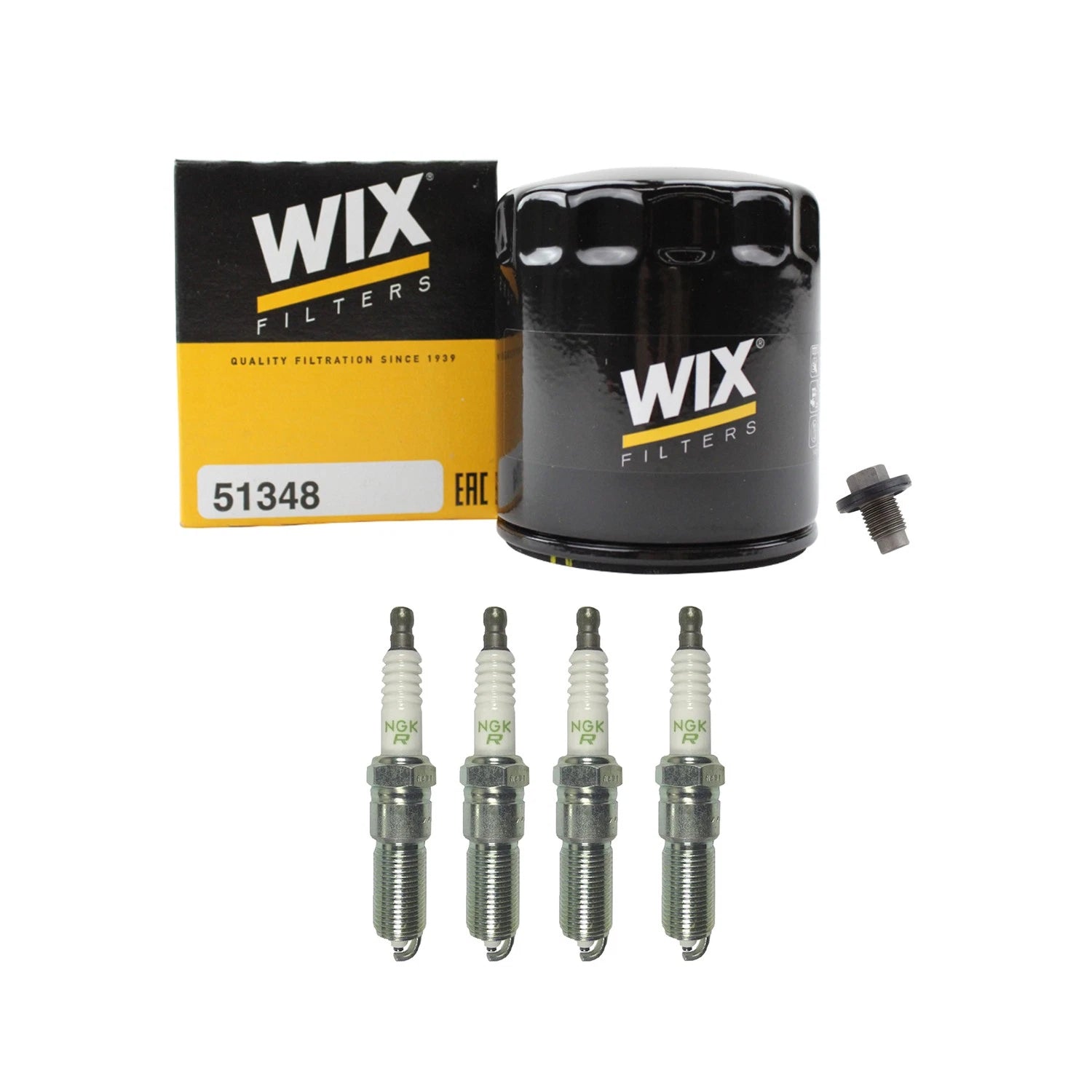 Wix Engine Oil Filter & NGK V-Power Spark Plugs for PT Cruiser (2001–2010)