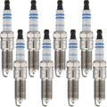 Set of 8 Bosch OE Fine Wire Double Iridium Spark Plugs for Ford F-150 Mustang V8 (2015–2023)