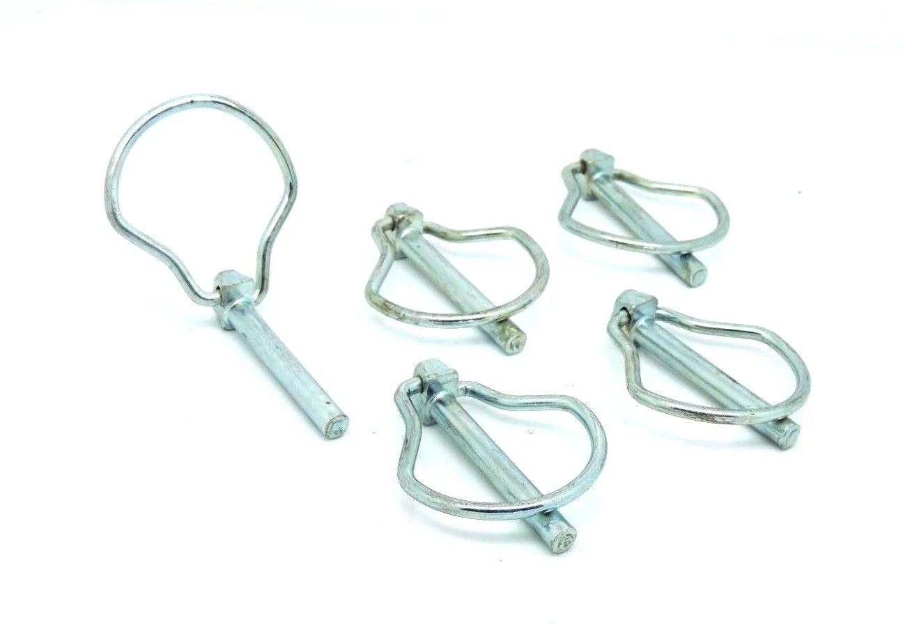Set of 5 PEAR Linch Pins Ø 6mm x 44.5mm for Tractors