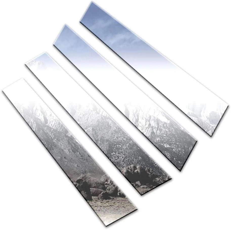 4pc. Luxury FX Chrome Pillar Post Trim for 2014-2020 Infiniti Q70 4-door