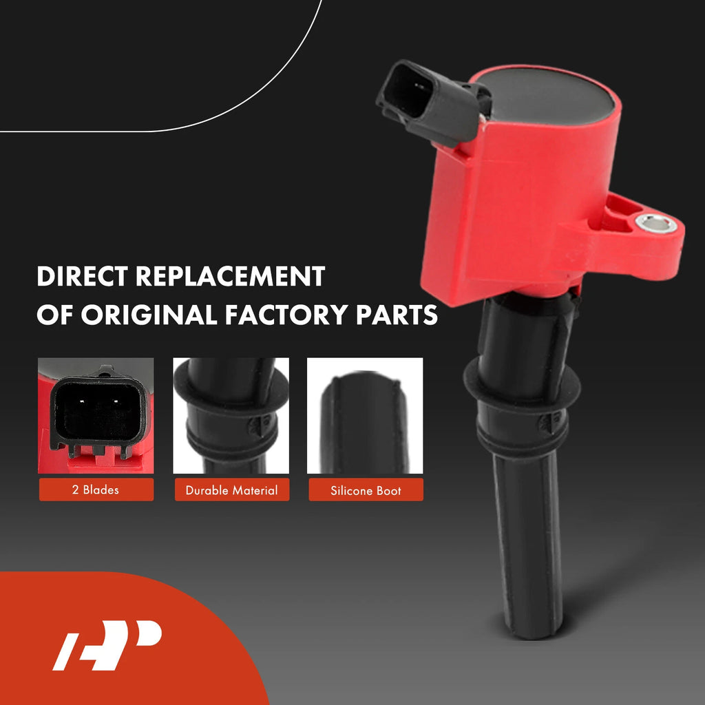 8x Ignition Coil & 8x Iridium Spark Plug for Ford F-150 (2004–2021)