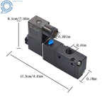3 Way 2 Position Solenoid Valve for Pneumatic System (12V DC)