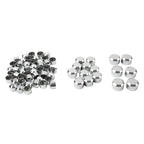 62X Chrome Engine Bolt Caps for Harley Touring Road King Street Glide (17-24)
