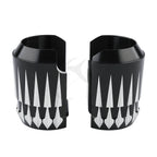 Black Lower Fork Slider Covers for Harley Touring Road Street Glide (1984–2013)