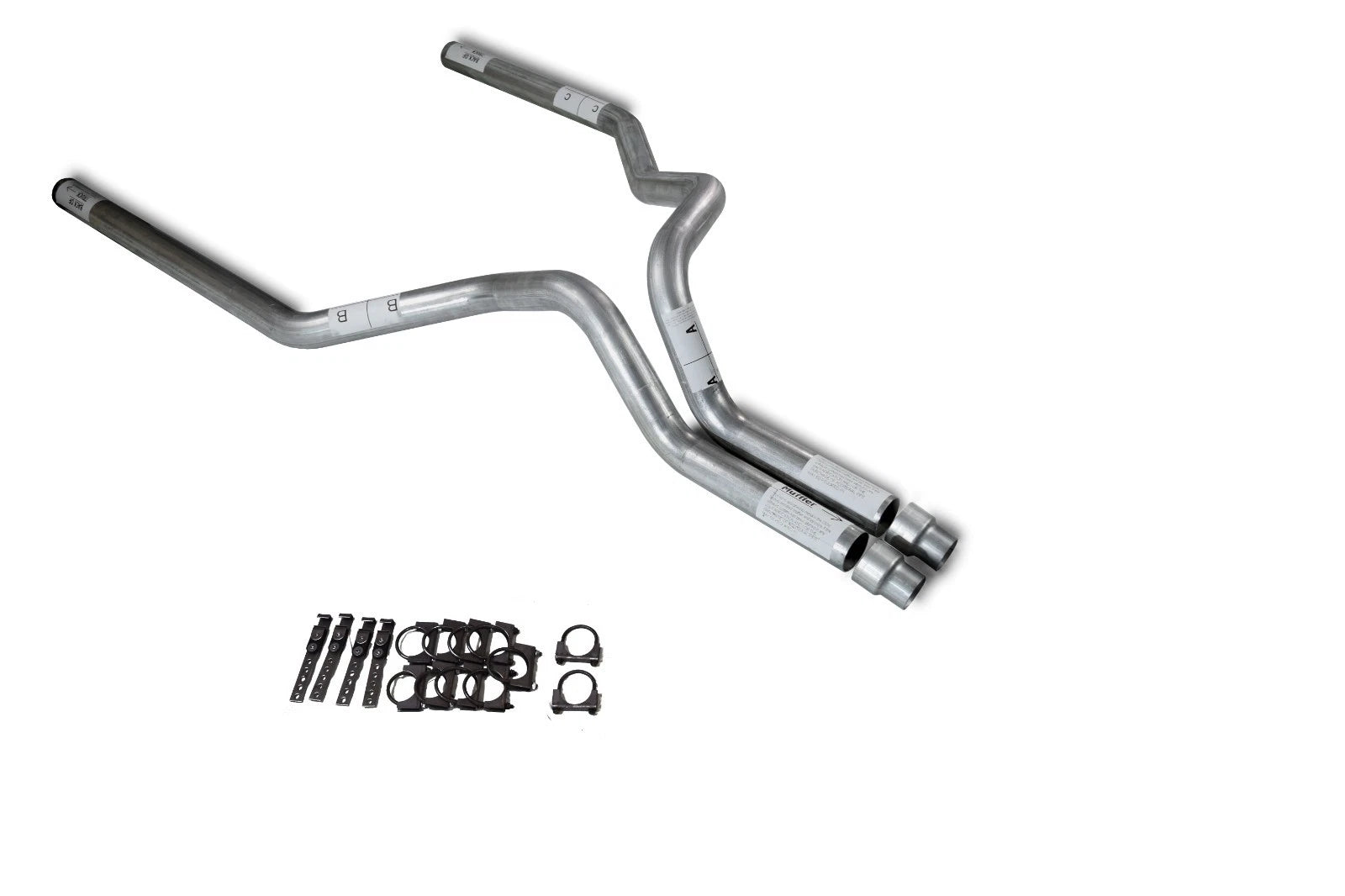 3" Dual Exhaust Kit for Chevy GMC 1500 Truck (1996–1999) No Muffler