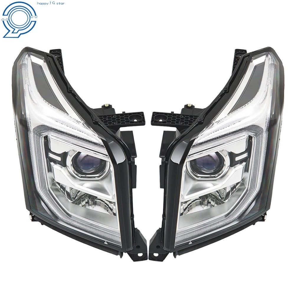 Set of 2 Projector Headlights with LED DRL for GMC Yukon (2015–2017)