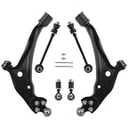 6PC Front Lower Control Arms Sway Bar for Mercury Villager (1999–2002)
