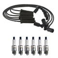 Denso 7mm Wire Set & 6 U-Groove Spark Plugs Kit for Chevy 4.3L V6