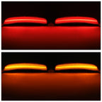 Clear LED Front Rear Side Marker Lights for Chrysler 300 300C 300S (2015-2023)