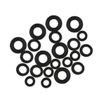 Assorted Tap Washers Replacement Set for Bath Sink Basin Shower (3/8", 1/2", 3/4")