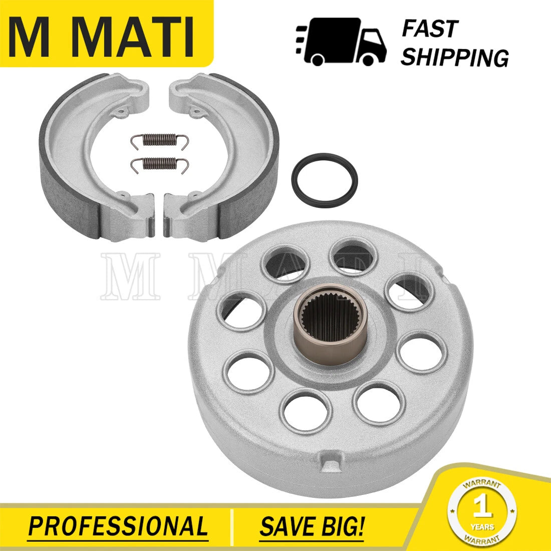 Rear Brake Drum & Shoes Kit for Honda #42620-HC4-670 #06430-HM5-A80 #91351-HB3-004