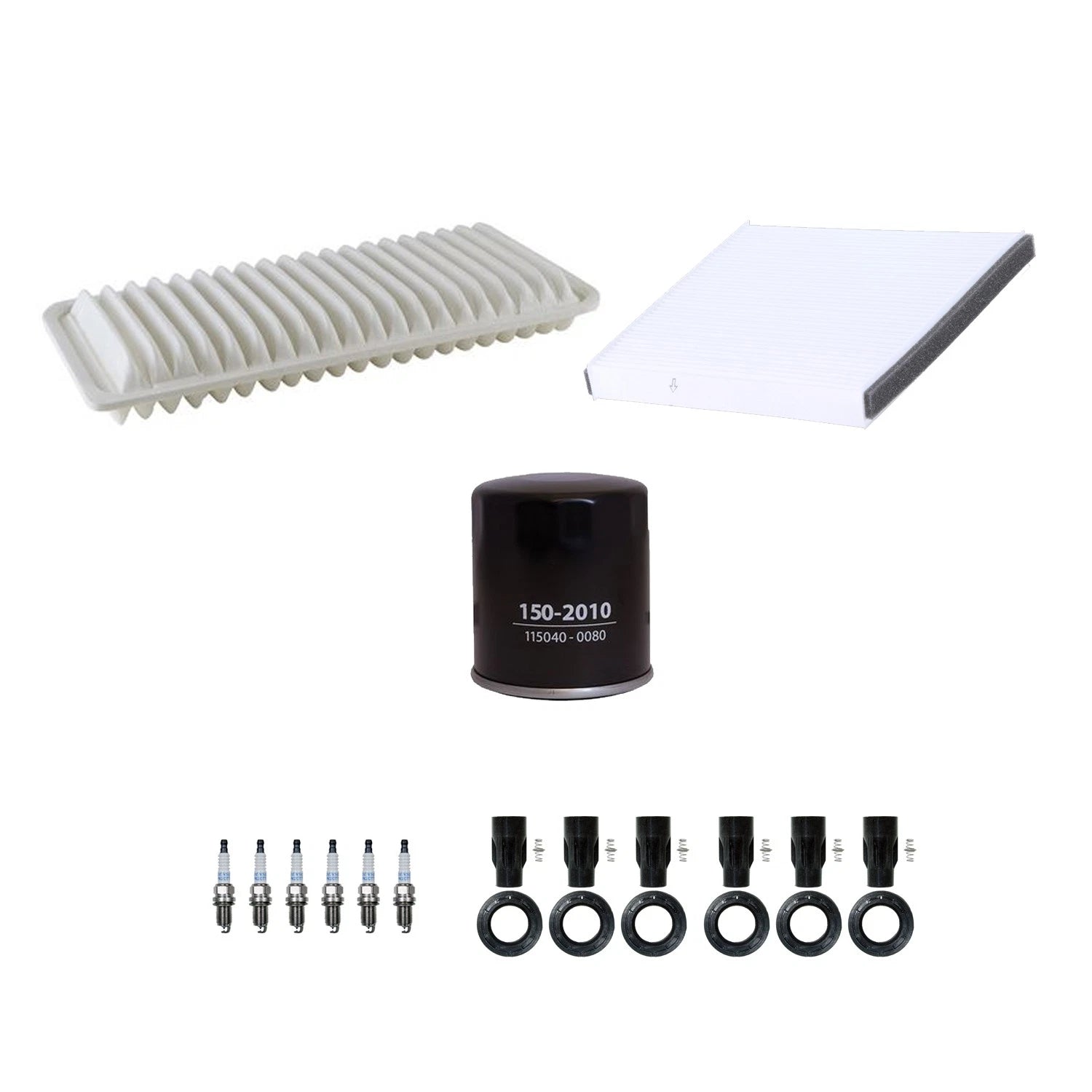 Tune Up Kit with NGK 6 Spark Plugs & Boots for Lexus RX400h (2006–2008)