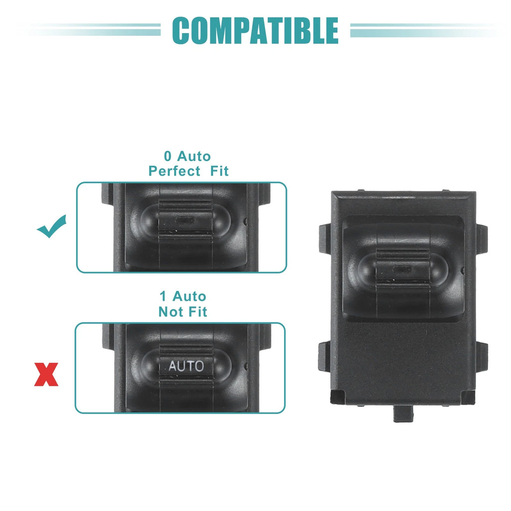 Right Power Window Switch for Dodge Ram 1500, Jeep Cherokee (No. 56007695AC)