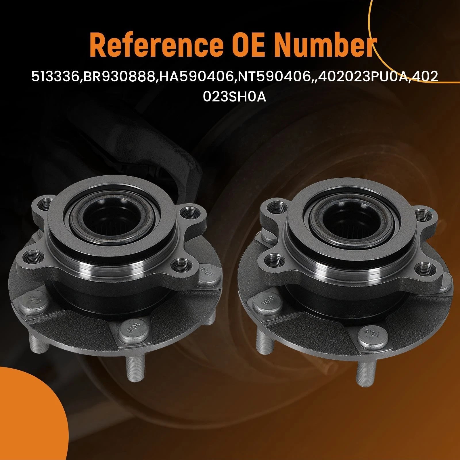Front Wheel Hub & Bearing Kit for Nissan Juke (2011–2016)