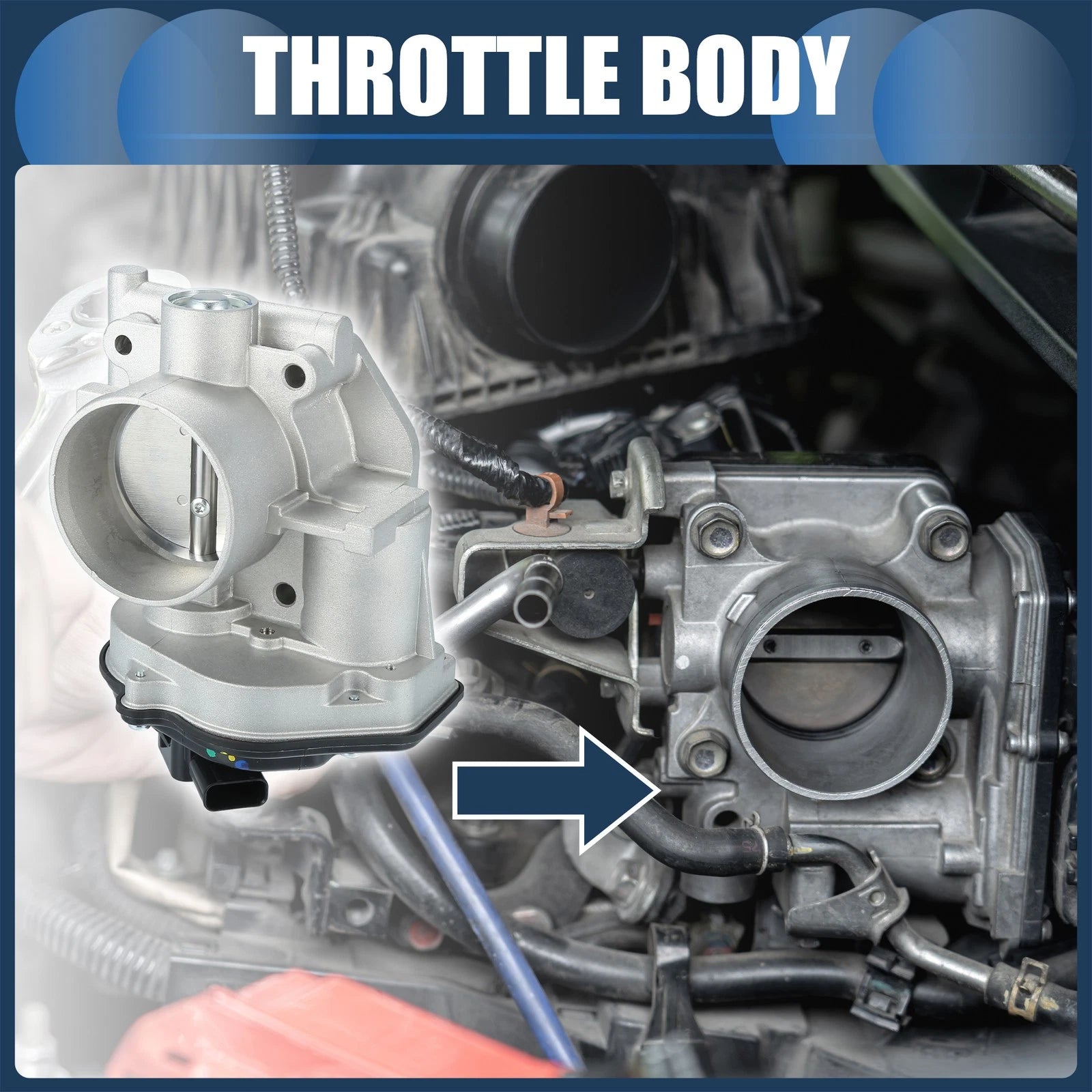 Throttle Body Actuator for Ford F-150 4.2L V6 (2005–2008)