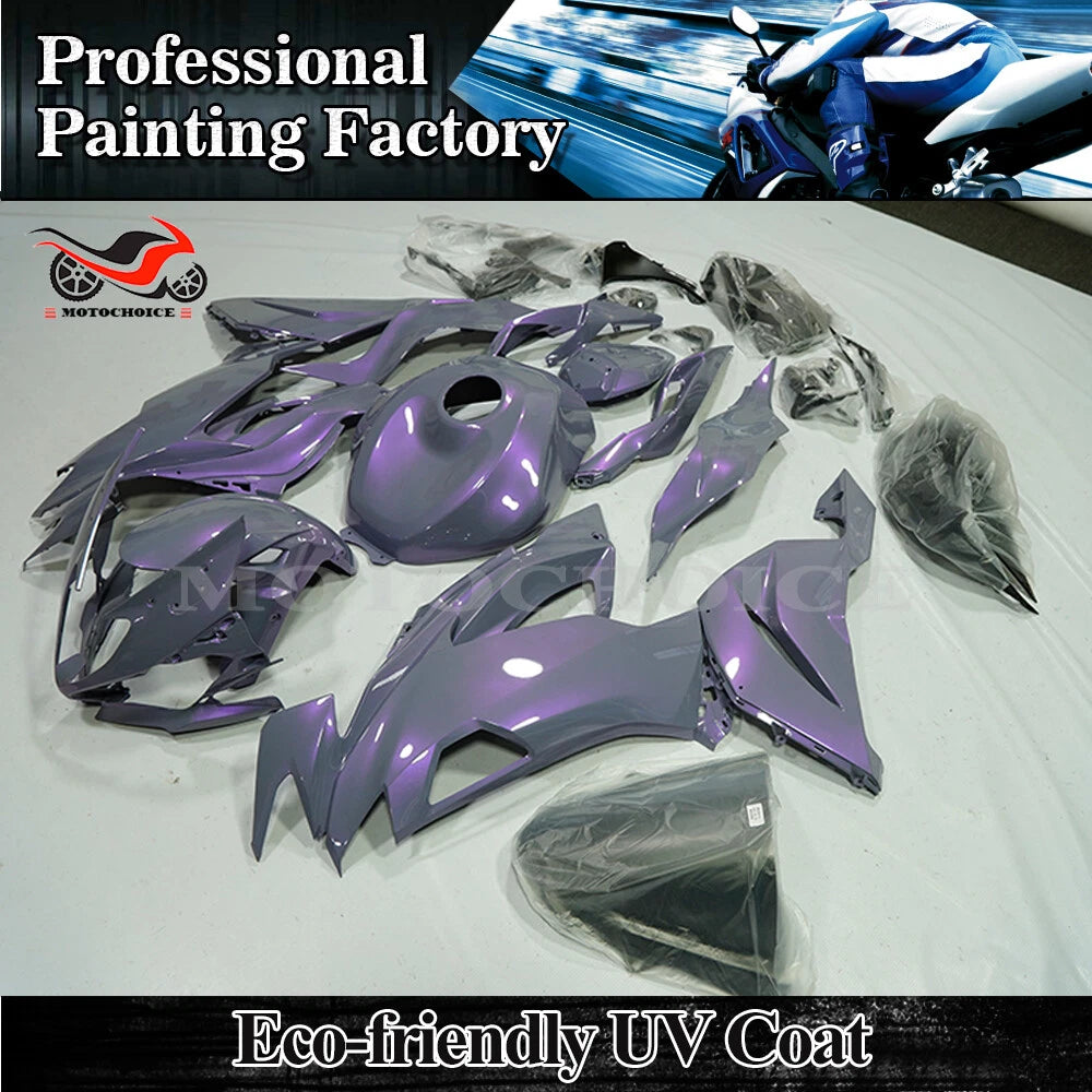 Chameleon Gray Dazz Pearl Fairing for Kawasaki Ninja ZX6R (2019–2023)