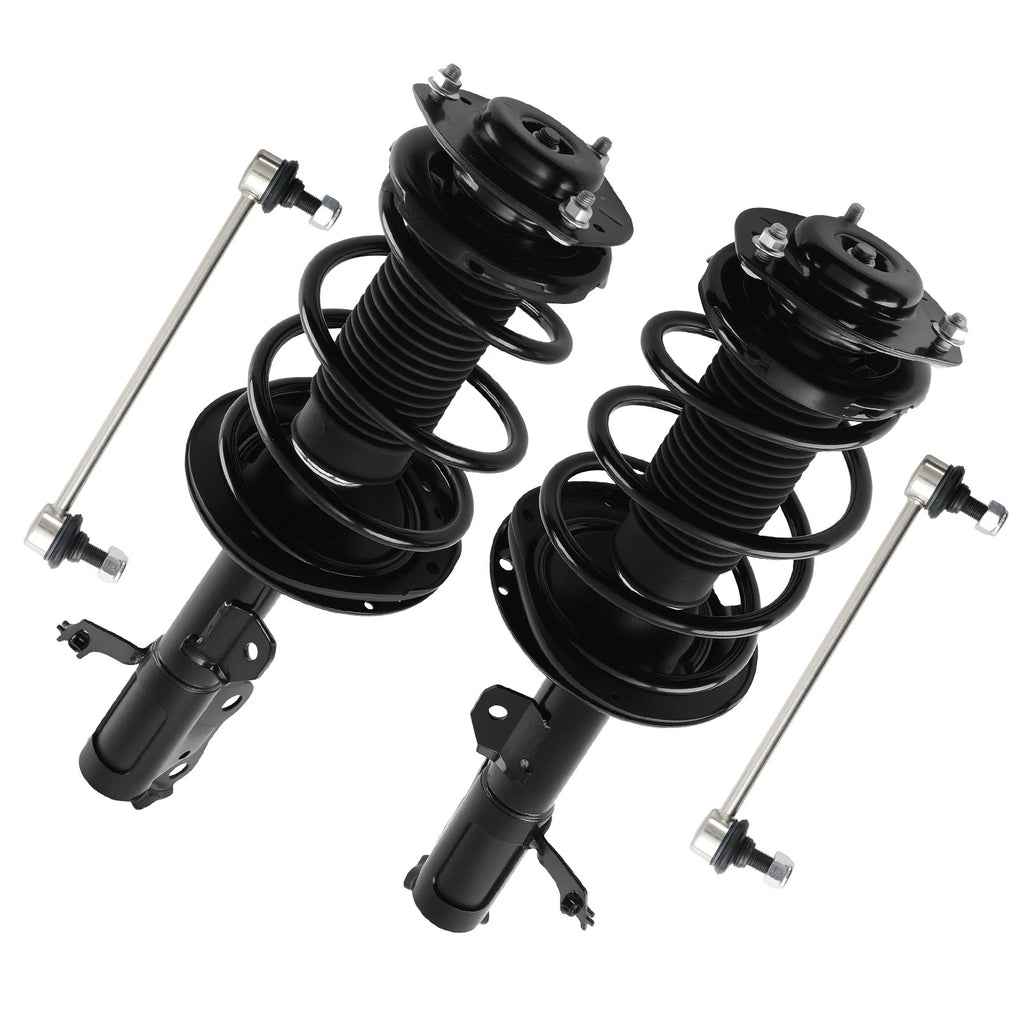 Front Struts w/ Coil Springs Sway Bars Kit for Lexus ES300h ES350 (2013–2018)