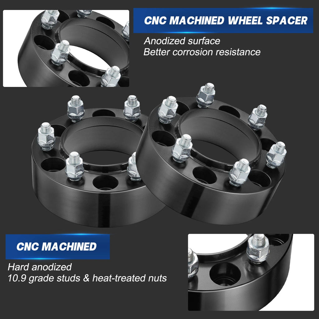 2 Inch Hubcentric Wheel Spacers for 6x5.5 (6 Lug) 106mm Bore (2011-2016)
