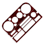 Radio AC Climate Control Panel Cover Trim for BMW 3er E36 (1994–1996) Red Wood Grain