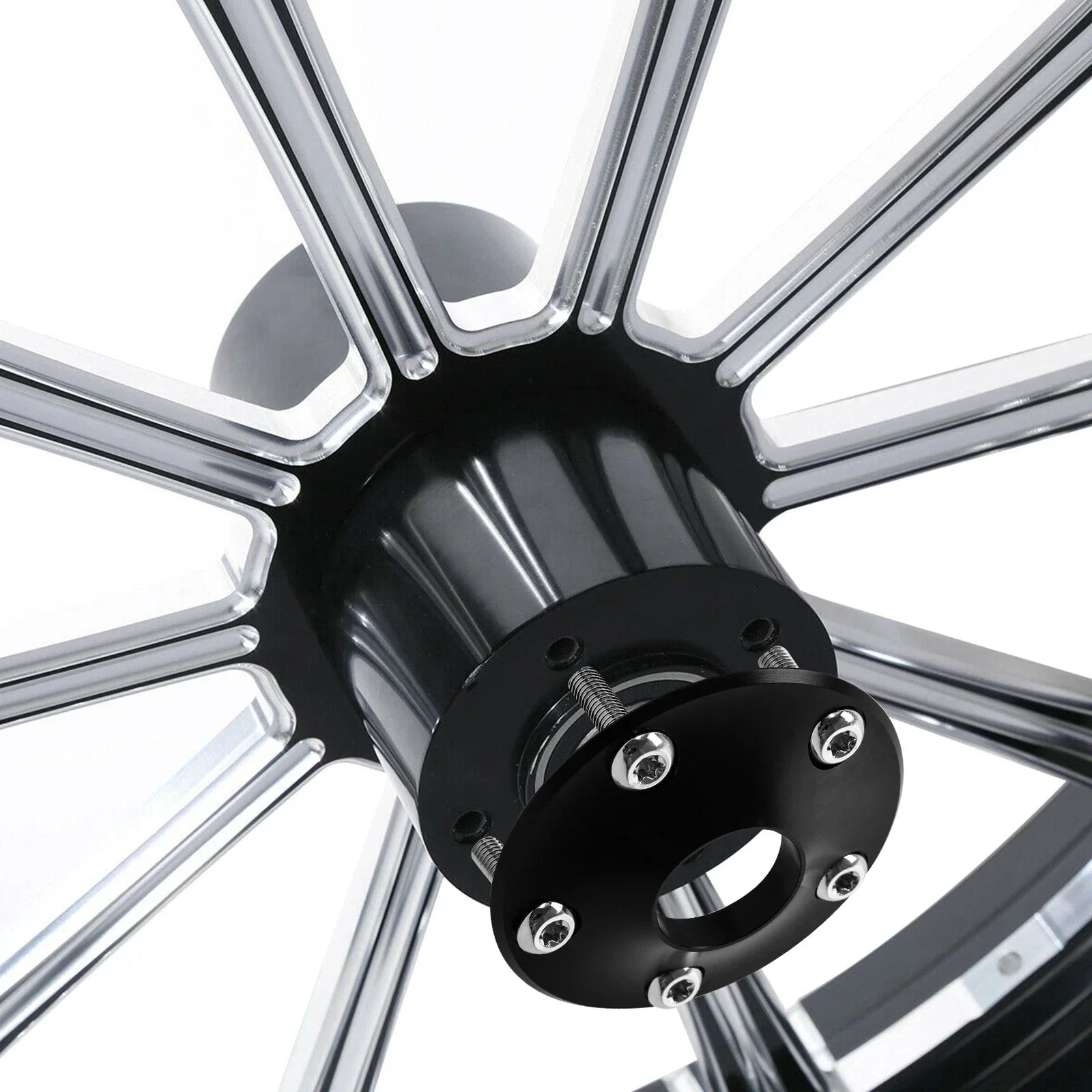 Dual Disc Front Wheel Hub Cap Cover for Harley Touring Glide (2008-2024)
