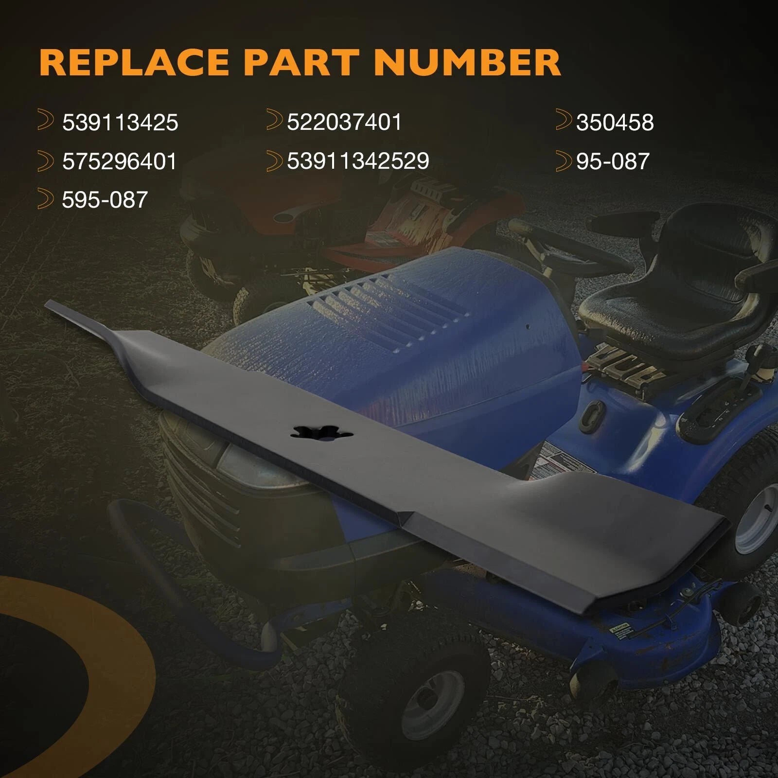 3X 48" Deck Blade for Husqvarna EZ4624 (2010-2015)