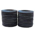 Set of 20 Ceramic Flap Wheels 4.5" x 7/8" 40 Grit for Angle Grinder