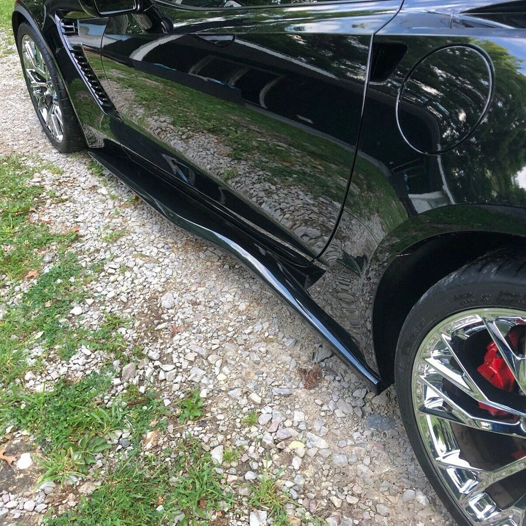 Z06 Style Side Skirt Rocker Panels for Chevrolet Corvette C7 (2014–2019)