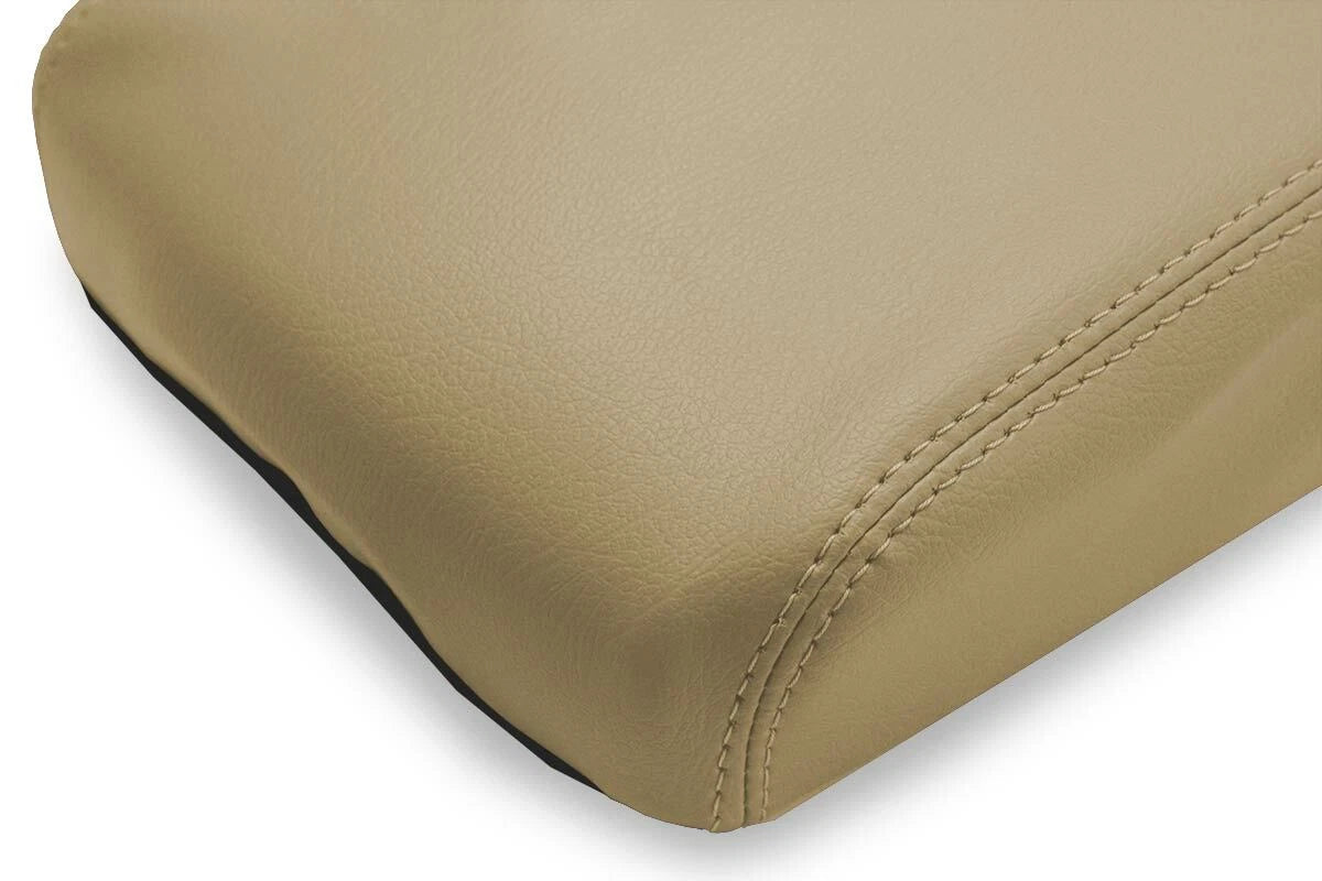 Leather Console Lid Pull Over Cover for Infiniti FX35 (2009–2012) Beige