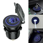 12-24V Motorcycles USB Charger for Saloon Cars