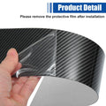 Door Window Pillar Post Cover Trim Gloss Carbon Pattern for BMW 3 Series E46