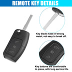 1X 433MHz Fob Car Remote Key for Ford Focus Mondeo Fiesta Galaxy 