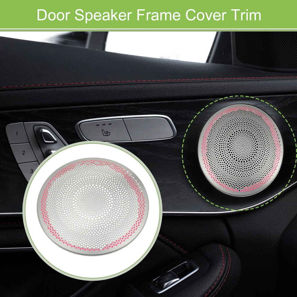 Set of 4 Door Speaker Frame Cover Trim for Mercedes Benz C E GLC Class