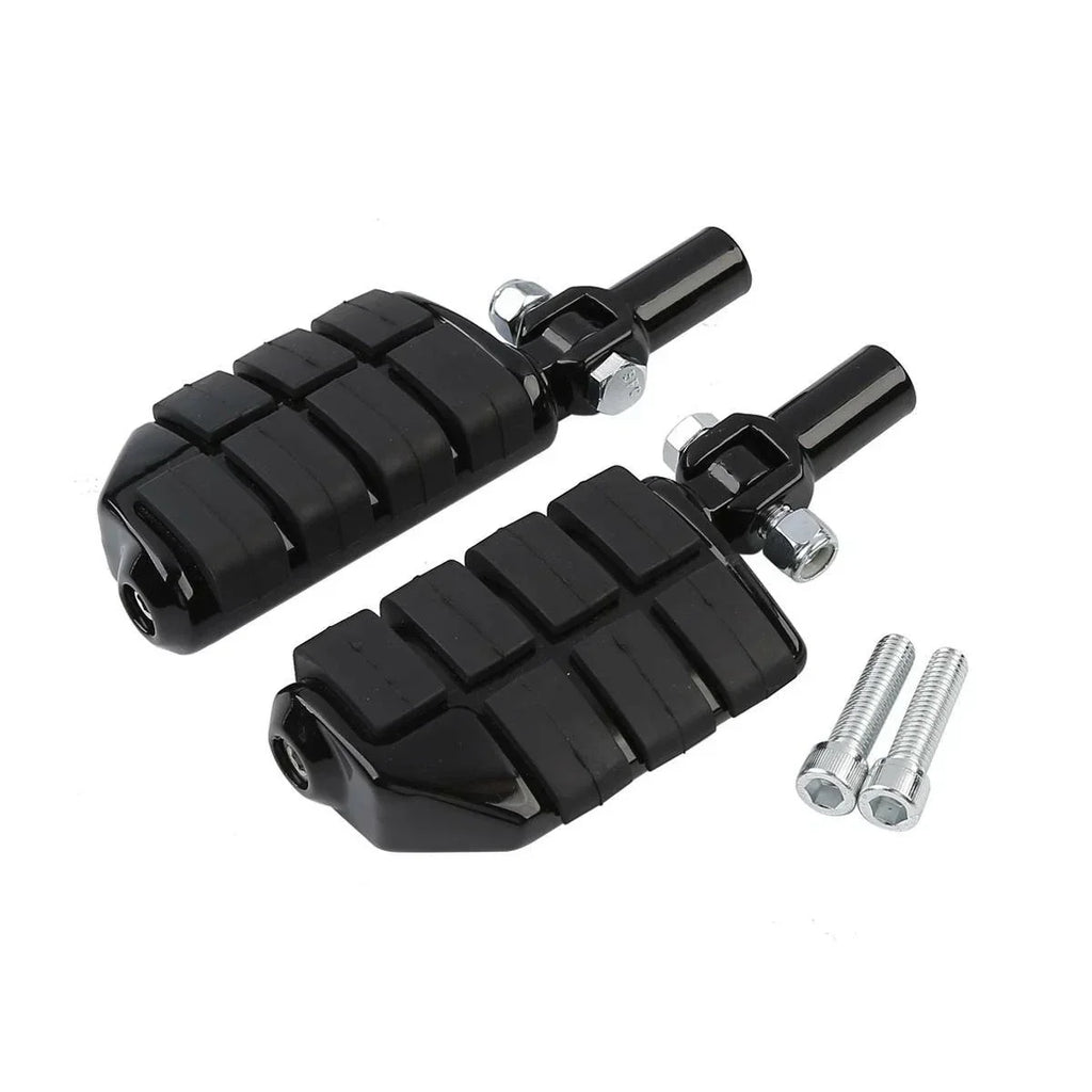 Black Passenger Footpeg Clevis Mount for Harley Heritage Softail (2000-2006)