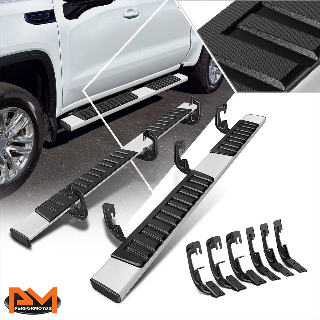 Set of 2 Aluminum Running Boards for Silverado/Sierra Extended Cab (2007–2019)