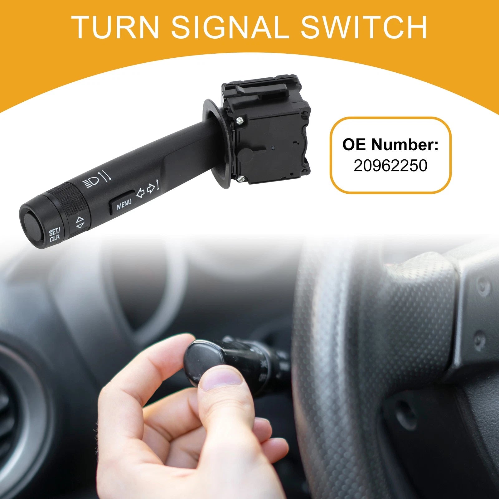 Turn Signal Switch Lever No. 20962250 for Chevrolet Camaro Malibu (2010–2015)