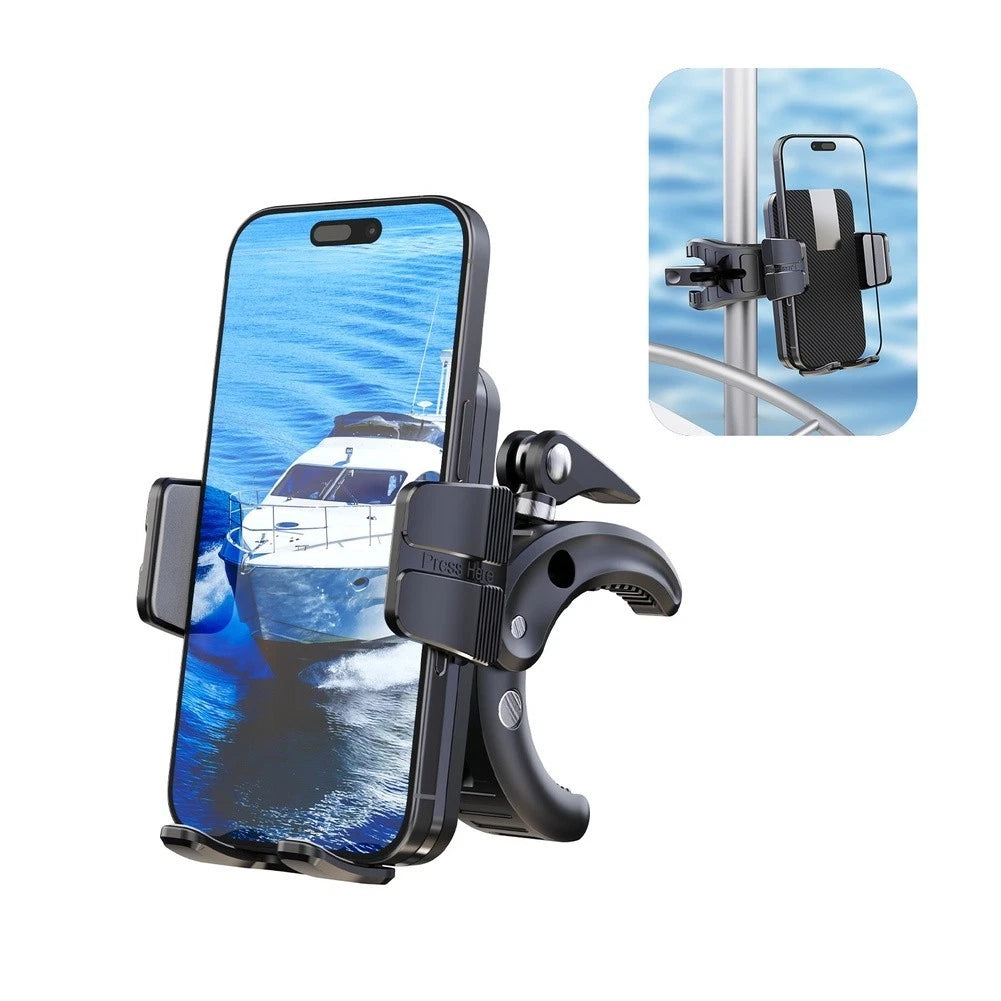 Phone Holder for Boats, Kayaks, Yachts, Sailboats, Speedboats (4.7-7.2in)