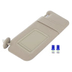 Tan Beige Sun Visor for Toyota Venza (2009–2016) + License Plate Light