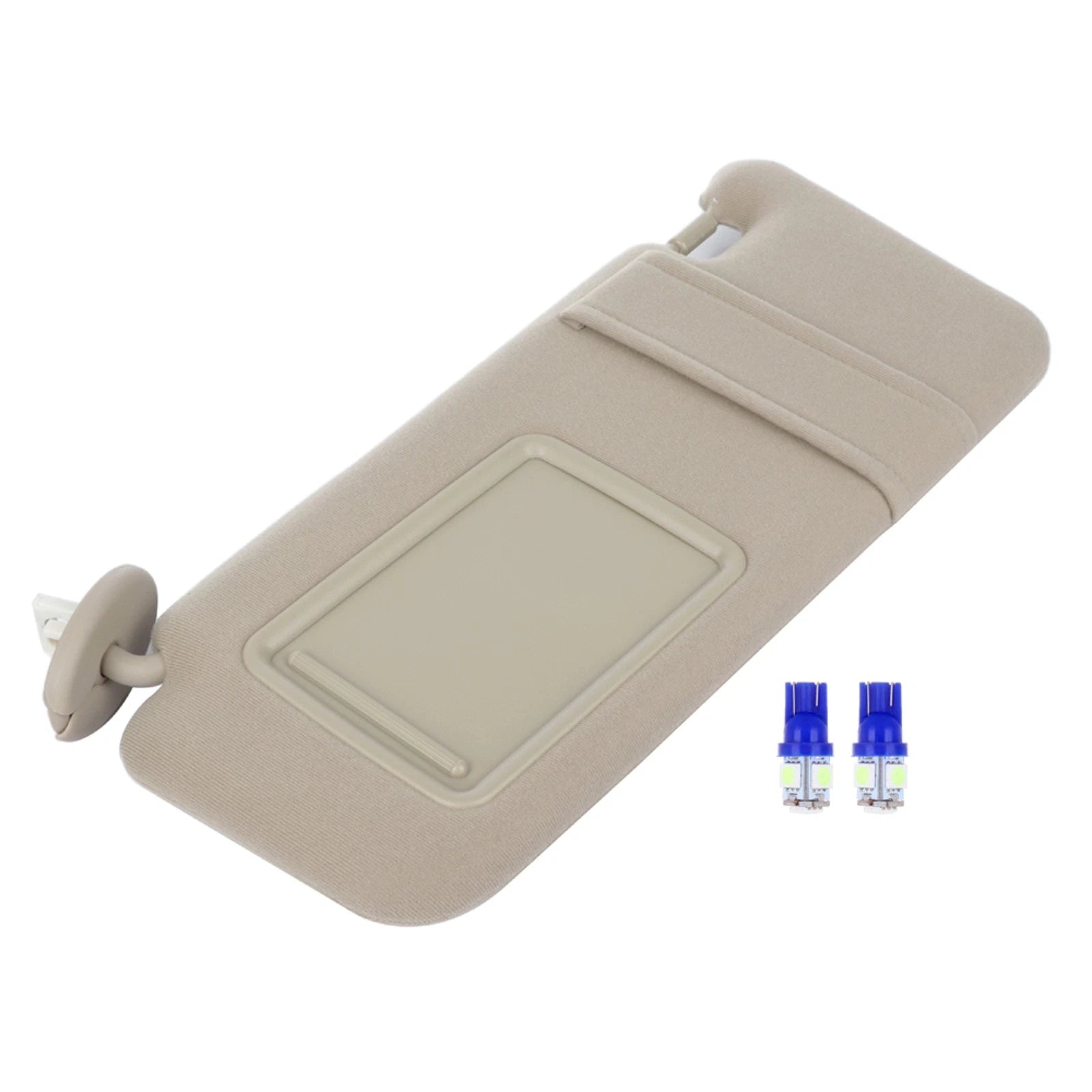 Tan Beige Sun Visor for Toyota Venza (2009–2016) + License Plate Light