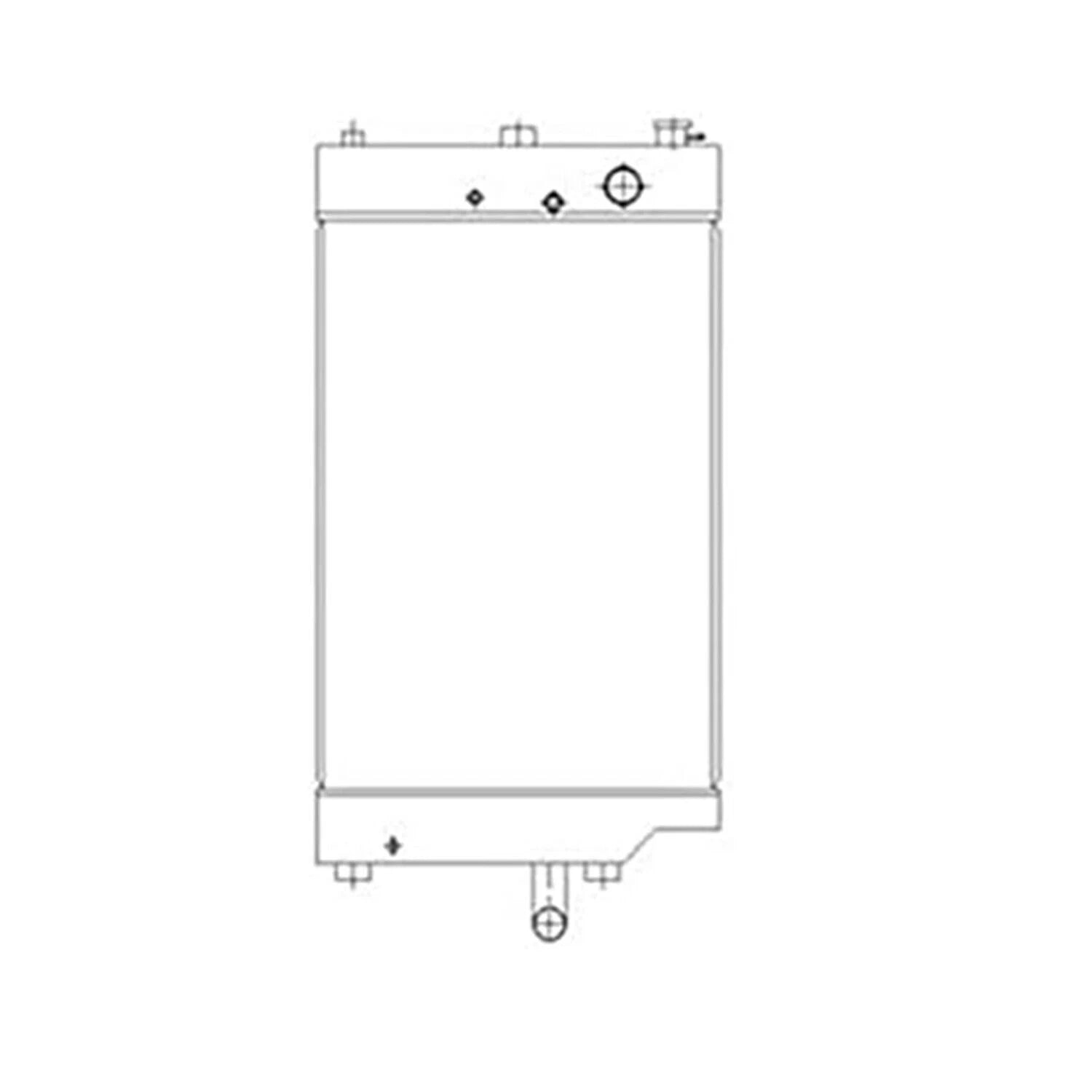 Radiator 230-5006 for Caterpillar 3126B C7 C9 (1997–2009)