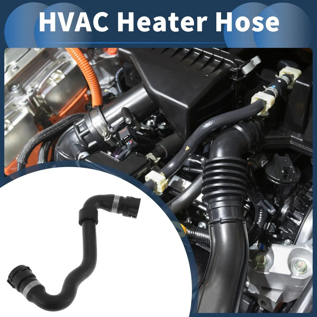 HVAC Heater Hose Rubber Black for BMW X5 3.0i (2001 - 2006)