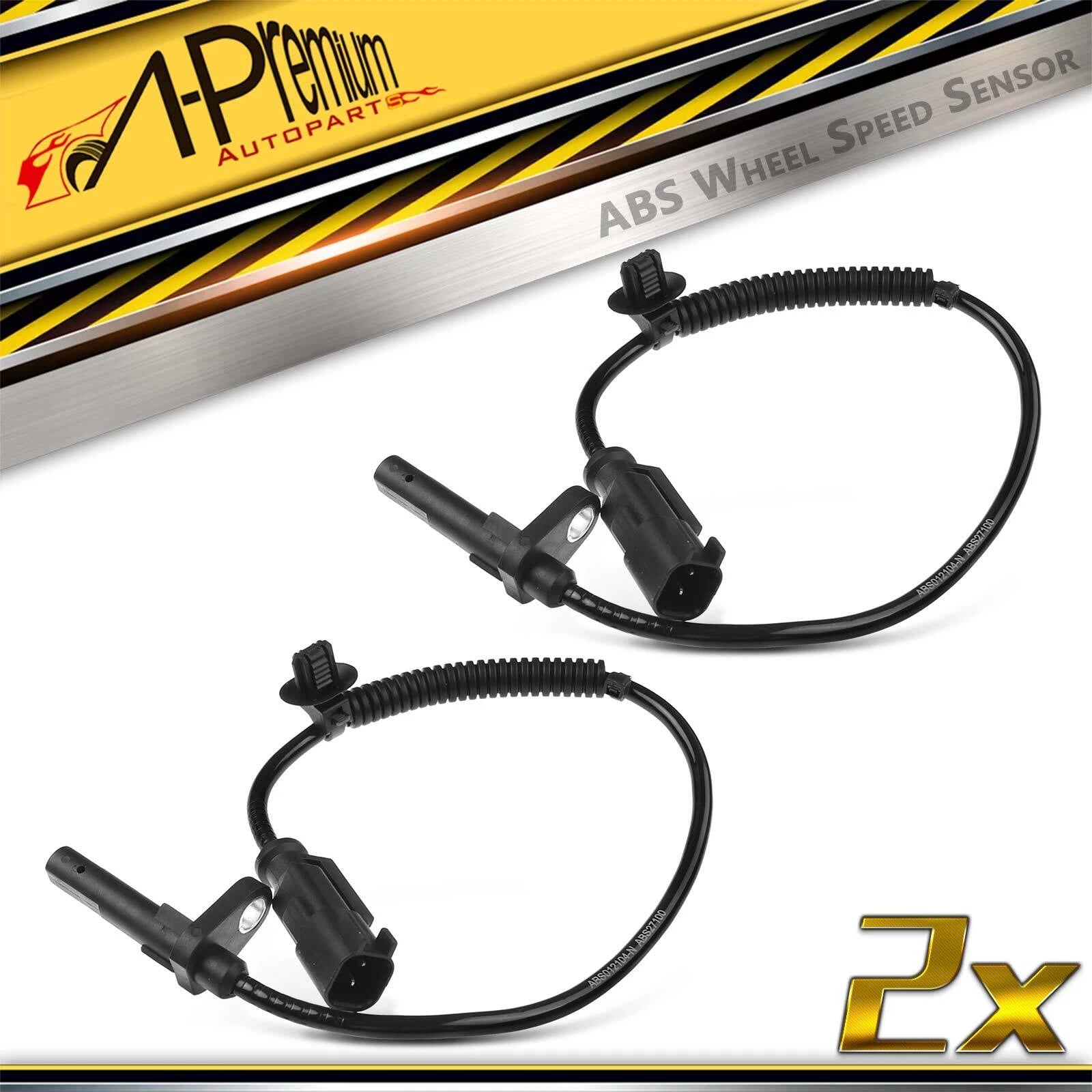 2X Rear ABS Wheel Speed Sensors for Ford Transit-150/250/350 (2015–2019)