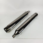 Mufflers for Harley Davidson CVO Touring (2017–2024) Scorched Chrome w/ Tips